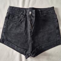 Pantaloncini jeans neri