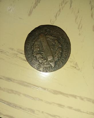 Moneta Antica 5 Soldi 1796 - Vittorio Amedeo III (