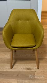 Poltroncine da tavolo imbottite