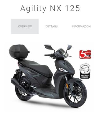Kymco Agility 125i NUOVO 125 NX