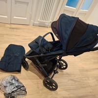 passeggino inglesina major blu