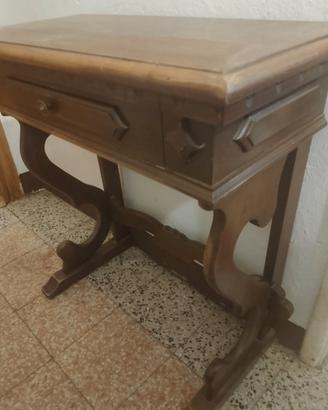 Consolle/scrittoio stile rustico massello