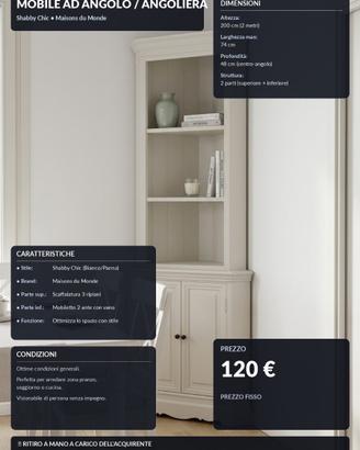 Mobiletto angolare Maisons du Monde