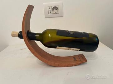 Porta bottiglia design Luna in legno Eppicotispai