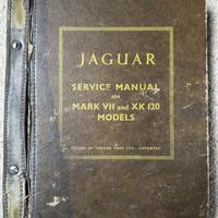 Jaguar XK 120 manuale libro di servizio originale