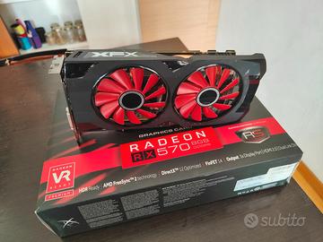Scheda Grafica  XFX AMD Radeon RX 570, 8 GB