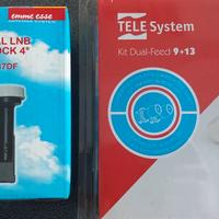 Kit Dual-Feed LNB satellite