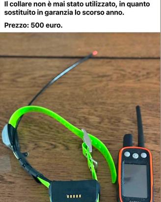 Sistema gps Garmin Atemos 100 con collare k5