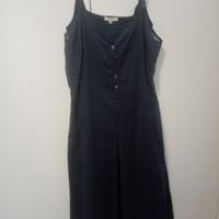 Abito blu con sottoveste 