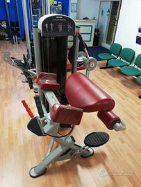 Gluteus Machine serie evo pelle rossa