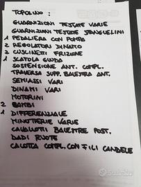 RICAMBI VARI FIAT TOPOLINO