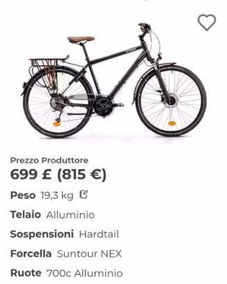 Bicicletta Horprider 900  (Long Distance City Bike