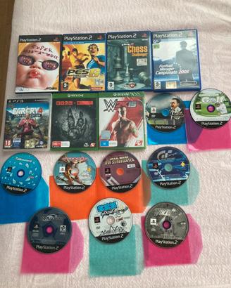Set videogiochi usati varie piattaforme
