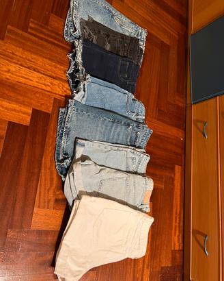 Lotto pantaloncini jeans corti