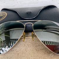 Occhiali da sole rayban aviator originali specchio