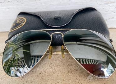 Occhiali da sole rayban aviator originali specchio