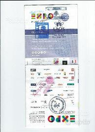 MAPPA EXPO 2015 con 14 timbri