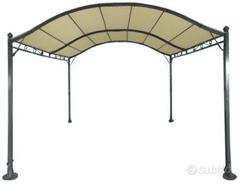Gazebo “Pergola Maxi” in acciaio mt 3×4