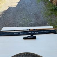 Canna da pesca all'inglese + mulinello