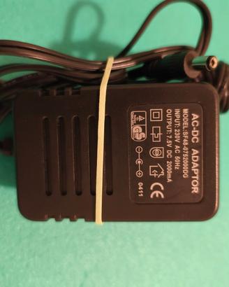 Alimentatore 220V AC / 7,5V DC 2000mA