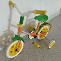 Bicicletta PAMPERS gialla verde 12/14