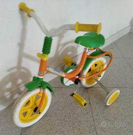 Bicicletta PAMPERS gialla verde 12/14