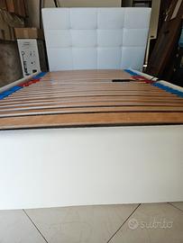 letto contenitore con rete elettrica 