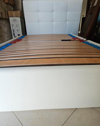 letto contenitore con rete elettrica 
