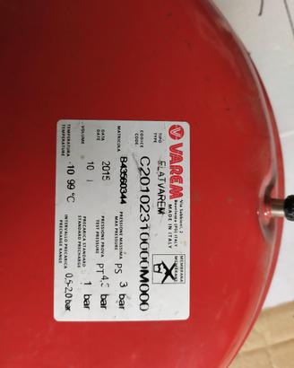 Vaso espansione Varem 10lt