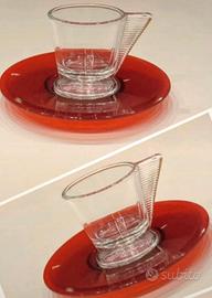 set 2 tazzine + piattino. nuovi. Bugatti 