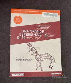 Libro scolastico di letteratura italiana