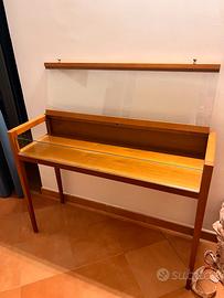 Vetrinetta da esposizione in legno e vetro