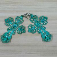 Orecchini in pizzo Mod. Croce