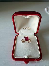 Anello dodo 100% amore oro rosa