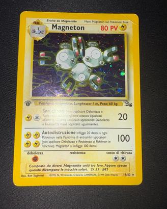 Magneton Holo Prima Edizione Fossil 11/62