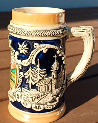 boccale birra vintage in ceramica-cortina