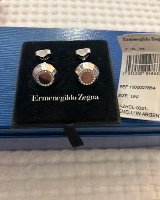Ermenegildo Zegna gemelli in argento