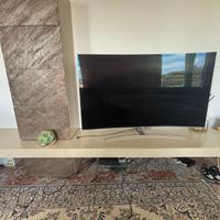 mobile porta TV con colonna a cassetti