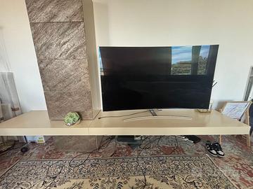 mobile porta TV con colonna a cassetti