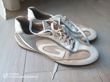 Scarpe da uomo Alberto Guardiani panna 41