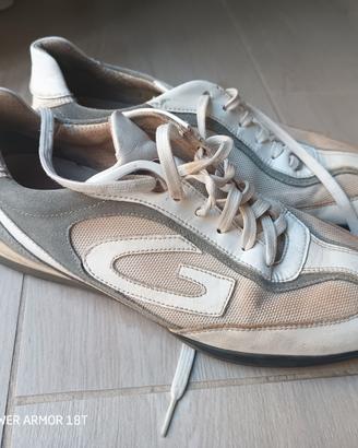 Scarpe da uomo Alberto Guardiani panna 41