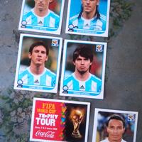 Messi Milito Aguero figurine Argentina Calcio 