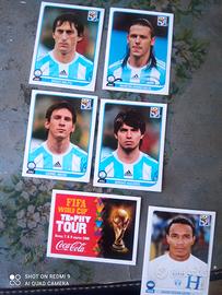 Messi Milito Aguero figurine Argentina Calcio 