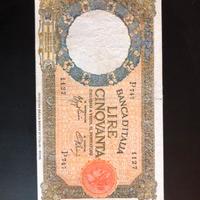 Lire 50 "Lupa Capitolina" 2' Tipo Genn.-1942