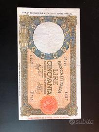 Lire 50 "Lupa Capitolina" 2' Tipo Genn.-1942