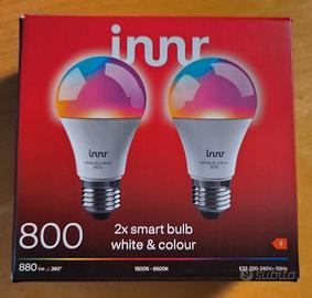2 Lampadine Smart Innr E27 Zigbee RGB Philips Hue