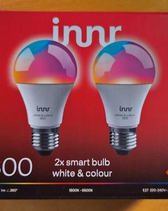 2 Lampadine Smart Innr E27 Zigbee RGB Philips Hue