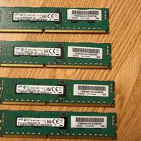 4 moduli RAM Samsung per Lenovo 8 Gb TOTALI