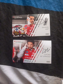 Autografi Daniel Abt & Lucas Di Grassi Audi Sport
