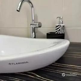 Mobile bagno più lavabo e specchio completo